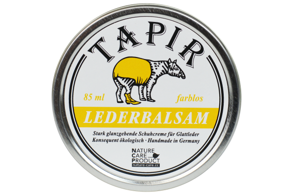 Tapir Schuh- und Lederpflege Lederbalsam farblos in Weißblechdose, 85 ml 85 ml