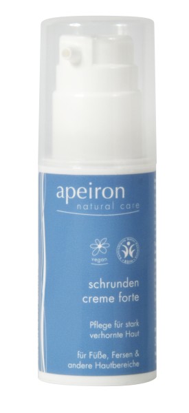 Apeiron Schrunden Creme forte - Pflege für stark verhornte Hautbereiche 30 ml