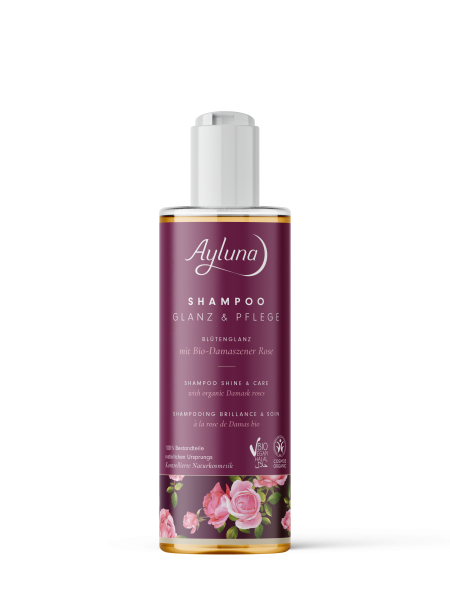 Ayluna Shampoo Blütenglanz für jeden Tag mit Bio-Rose 250 ml