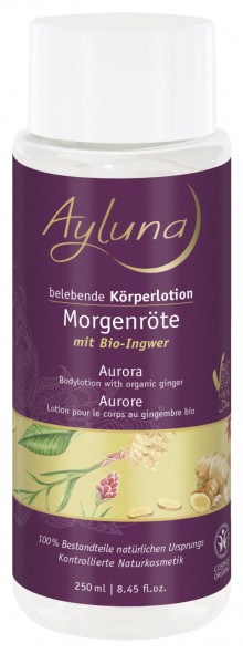 Ayluna belebende Körperlotion Morgenröte mit Bio-Ingwer 250 ml