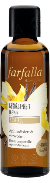 farfalla Geborgenheit, Jasmin, Aphrodisisches Körperöl, 75ml 75 ml