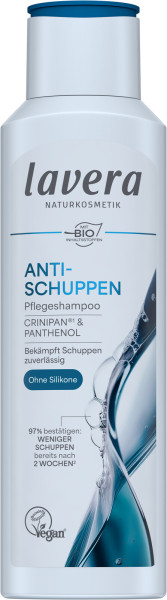 PFLEGESHAMPOO ANTI-SCHUPPEN 250 ml von lavera – Produktabbildung 1