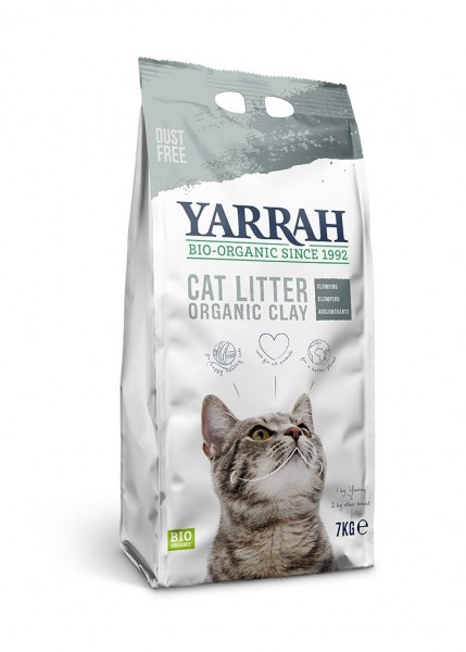Yarrah Organic Bio Klumpenbildende Katzenstreu 7 kg