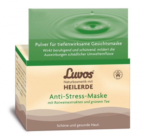 Luvos Naturkosmetik mit Heilerde Luvos Pulver-Maske Anti-Stress 90 g