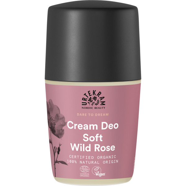 Urtekram Soft Wild Rose Cream Deo 50 ml – Produktabbildung 1