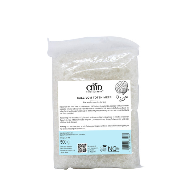 Salz vom Toten Meer 500 g von CMD Naturkosmetik – Produktabbildung 1