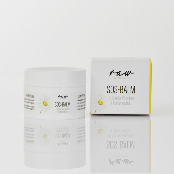 SOS-Balm mit Kamille 40 g von raw Naturkosmetik – Produktabbildung 1