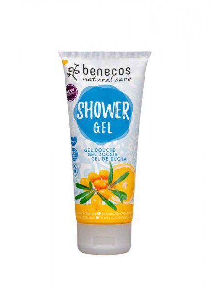 benecos Natural Shower Gel Sanddorn & Orange 200 ml