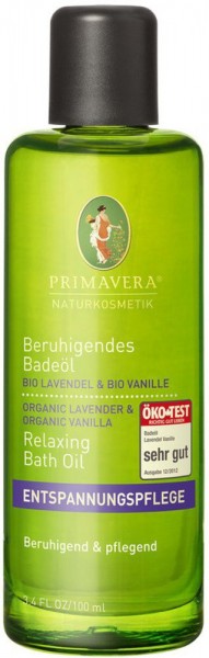 PRIMAVERA Beruhigendes Badeöl Lavendel Vanille 100 ml