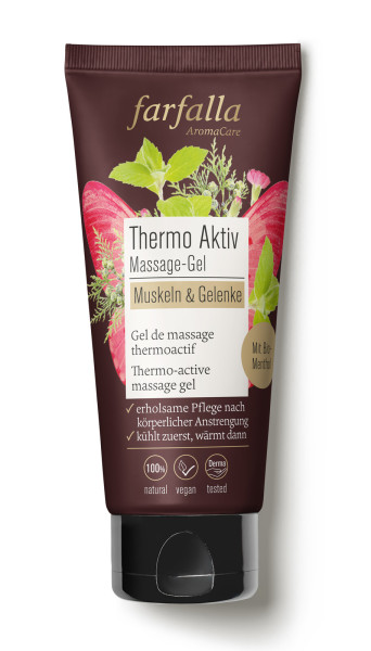 Muskeln & Gelenke, Thermo Aktiv Massage-Gel, 100ml von farfalla – Produktabbildung 1