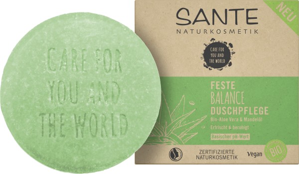 Sante Feste Balance Duschpflege Bio-Aloe Vera & Mandelöl 80 g