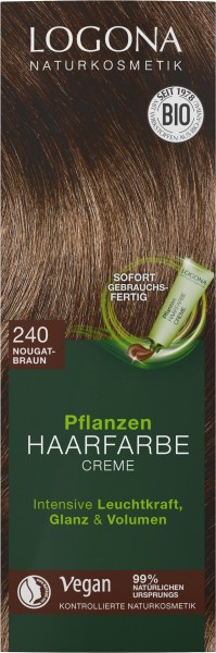 Logona Pflanzen Haarfarbe Creme 240 nougatbraun 150 ml