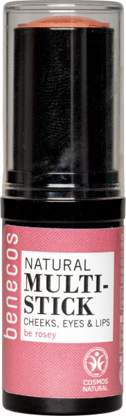 benecos Natural Multi-Stick be rosey 4,5 g – Produktabbildung 1