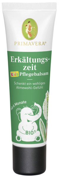Erkältungszeit Baby & Kinder Pflegebalsam bio 30 ml von PRIMAVERA – Produktabbildung 1