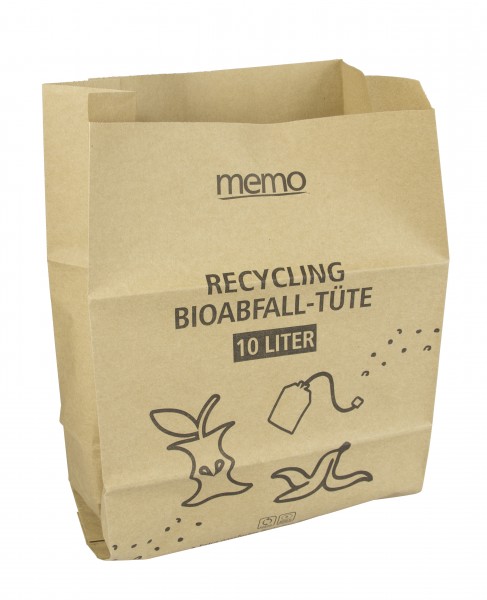 memo 20 Recycling Bioabfall-Tüten 10 l 