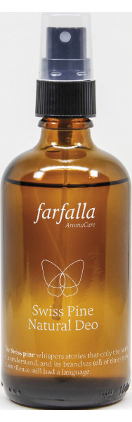 Swiss Pine Natural Deodorant, 100ml von farfalla – Produktabbildung 1