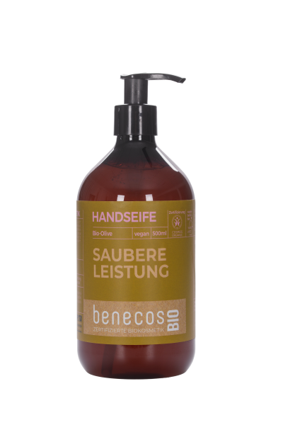 benecosBIO Handseife BIO-Olive - SAUBERE LEISTUNG 500 ml