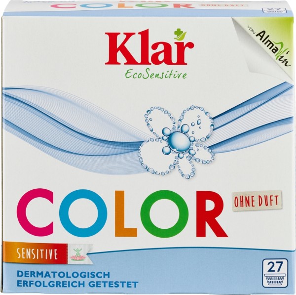 Klar Waschmittel Pulver Color 6875 g (5x1,375 kg)