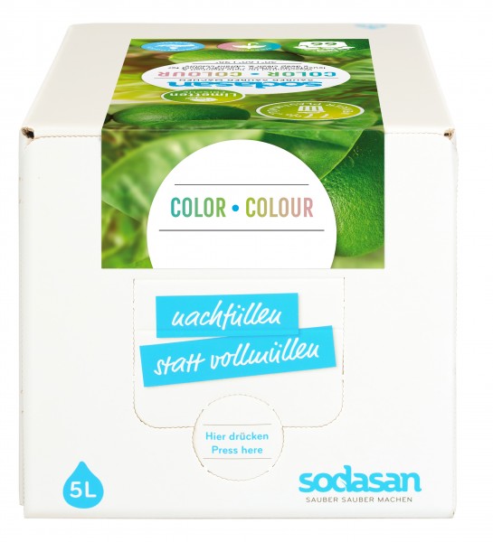 sodasan Color-Limette Flüssigwaschmittel 5 l