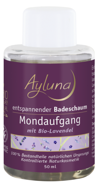 Ayluna entspannender Badeschaum Mondaufgang mit Bio-Lavendel 50 ml