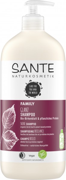 Sante FAMILY Glanz Shampoo Bio-Birkenblatt & pflanzliches Protein 950 ml