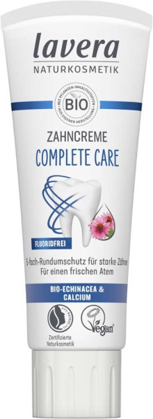 lavera Zahncreme Complete Care Fluoridfrei 75 ml