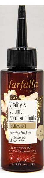 Vitality & Volume Kopfhaut Tonic Bioflavonoid, 100ml von farfalla – Produktabbildung 1