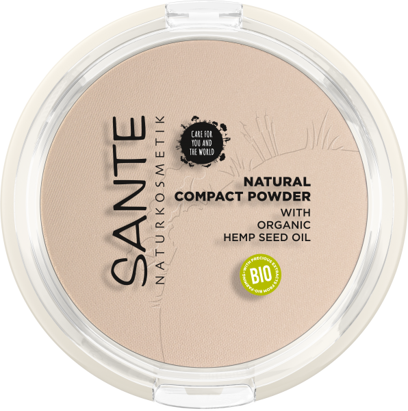 Sante Natural Compact Powder 01 Cool Ivory 9 ml