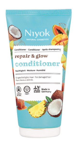 repair & glow Conditioner, für geschädigtes Haar 150 ml von Niyok – Produktabbildung 1