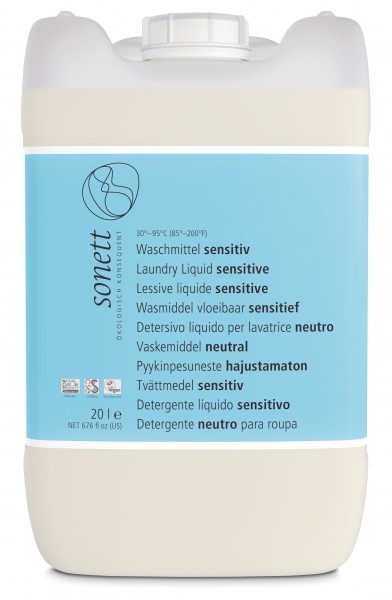 SONETT Waschmittel sensitiv 30° - 60°- 95°C 20 l