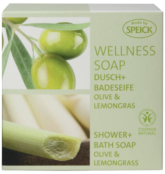 Made by Speick Wellness Soap, Dusch + Badeseife Olive & Lemongras 200 g