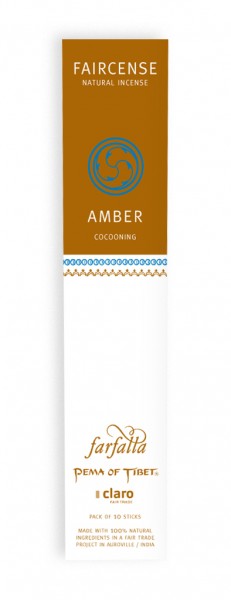 farfalla Amber / Cocooning, Faircense Räucherstäbchen 1 Stück