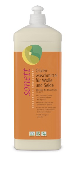 SONETT Olivenwaschmittel für Wolle und Seide 1 l