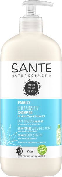 Sante FAMILY Extra Sensitiv Shampoo Bio-Aloe Vera & Bisabolol 500 ml