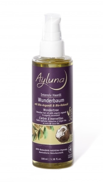 Ayluna Intensiv Haaröl Wunderbaum mit Bio-Arganöl & Bio-Kokosöl 100 ml