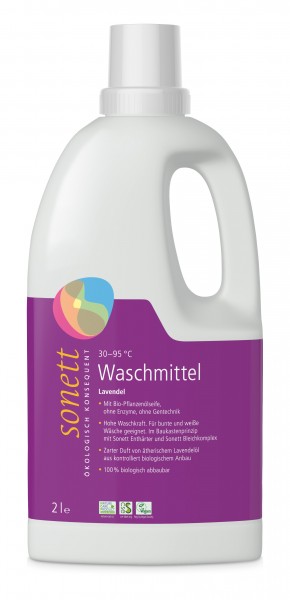SONETT Waschmittel Lavendel 30 –95°C 2 l