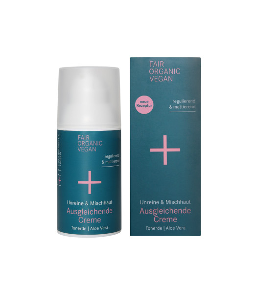 i+m Ausgleichende Creme für unreine & Mischhaut 30 ml von i+m NATURKOSMETIK BERLIN – Produktabbildung 1
