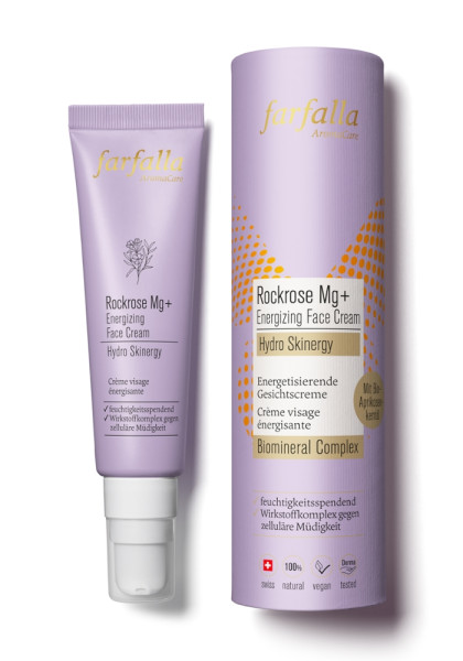 farfalla Rockrose Mg+ Energizing Face Cream, Hydro Skinergy, 30ml