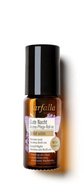 Gute Nacht Aroma-Pflege-Roll-on, Schlaf schön, 10ml von farfalla – Produktabbildung 1