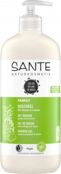 SANTE FAMILY Duschgel Bio-Ananas & Limone 500 ml