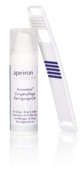Apeiron Auromère® Zungenpflege Reinigungs-Set Intensiv-Pflegegel + Zungenreiniger 30 ml
