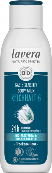 lavera basis sensitiv Body Milk Reichhaltig 250 ml