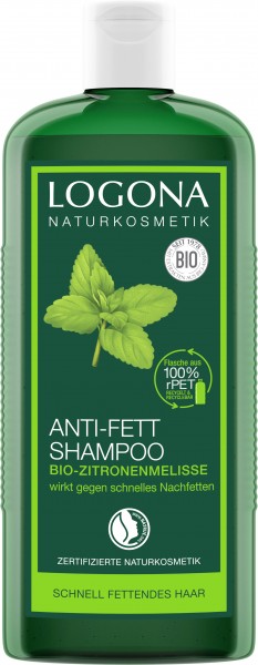 Logona Anti-Fett Shampoo Bio-Zitronenmelisse 250 ml