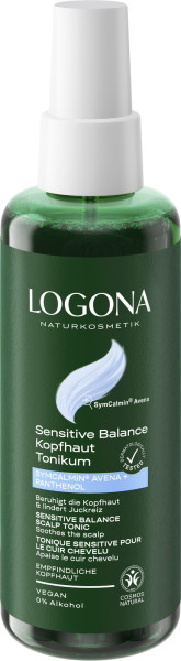 LOGONA Sensitive Balance Kopfhaut-Tonikum SymCalmin & Panthenol 150ml – Produktabbildung 1