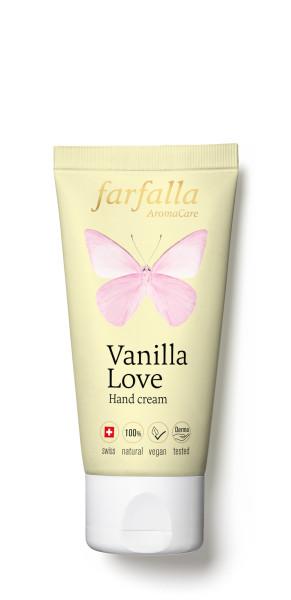 Vanilla Love Hand cream, 50ml von farfalla – Produktabbildung 1