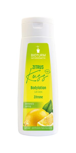 Zitrus-Kuss - Bodylotion Zitrone 200 ml von BIOTURM – Produktabbildung 1