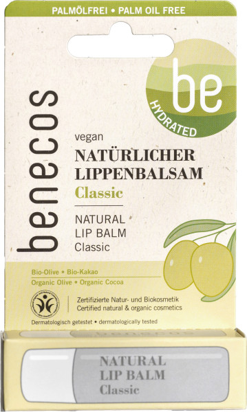 benecos Natural Lip Balm Classic Blister 4,7 g – Produktabbildung 1