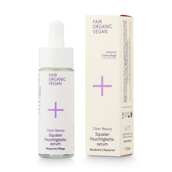 i+m Clean Beauty Squalan Feuchtigkeitsserum 25 ml von i+m NATURKOSMETIK BERLIN – Produktabbildung 1