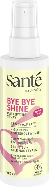 Bye Bye Mattifyiing Spray 75 ml von Sante – Produktabbildung 1