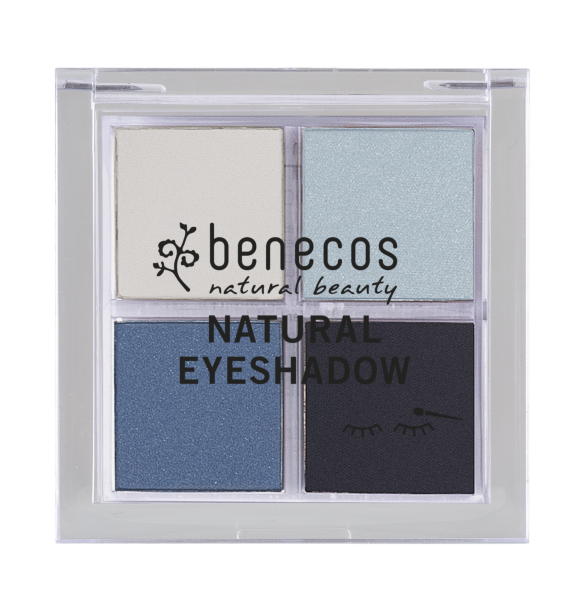benecos Natural Quattro Eyeshadow true blue 4.8 g